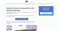 Desktop Screenshot of porte-de-garage.org